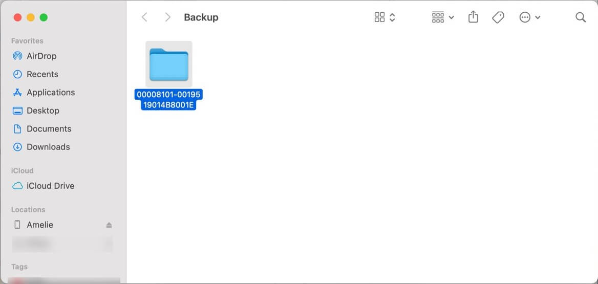 where are the backup files for iphone on mac